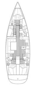 Layout BAVARIA 51 Cruiser
