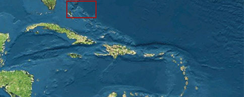 Übersichtskarte Bahamas