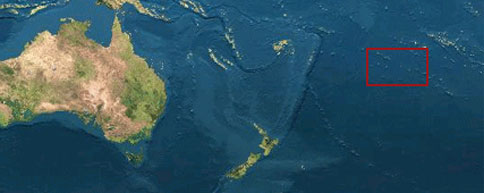 Übersichtskarte Polynesien