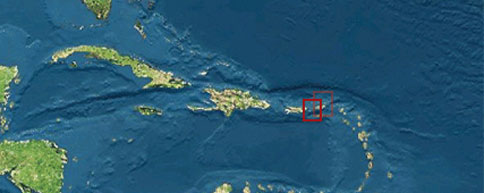 Übersichtskarte Virgin islands