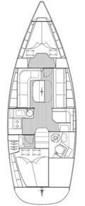 Layout BAVARIA 33 Cruiser