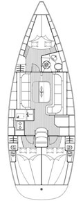 Layout BAVARIA 37 Cruiser