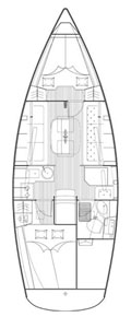 Layout BAVARIA 31 Cruiser
