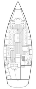 Layout BAVARIA 34 Cruiser