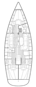 Layout BAVARIA 38 Cruiser
